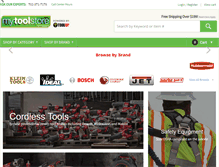 Tablet Screenshot of mytoolstore.com
