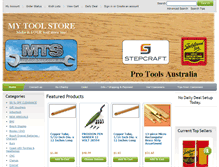 Tablet Screenshot of mytoolstore.com.au